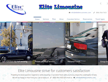 Tablet Screenshot of elitelimousineinc.com